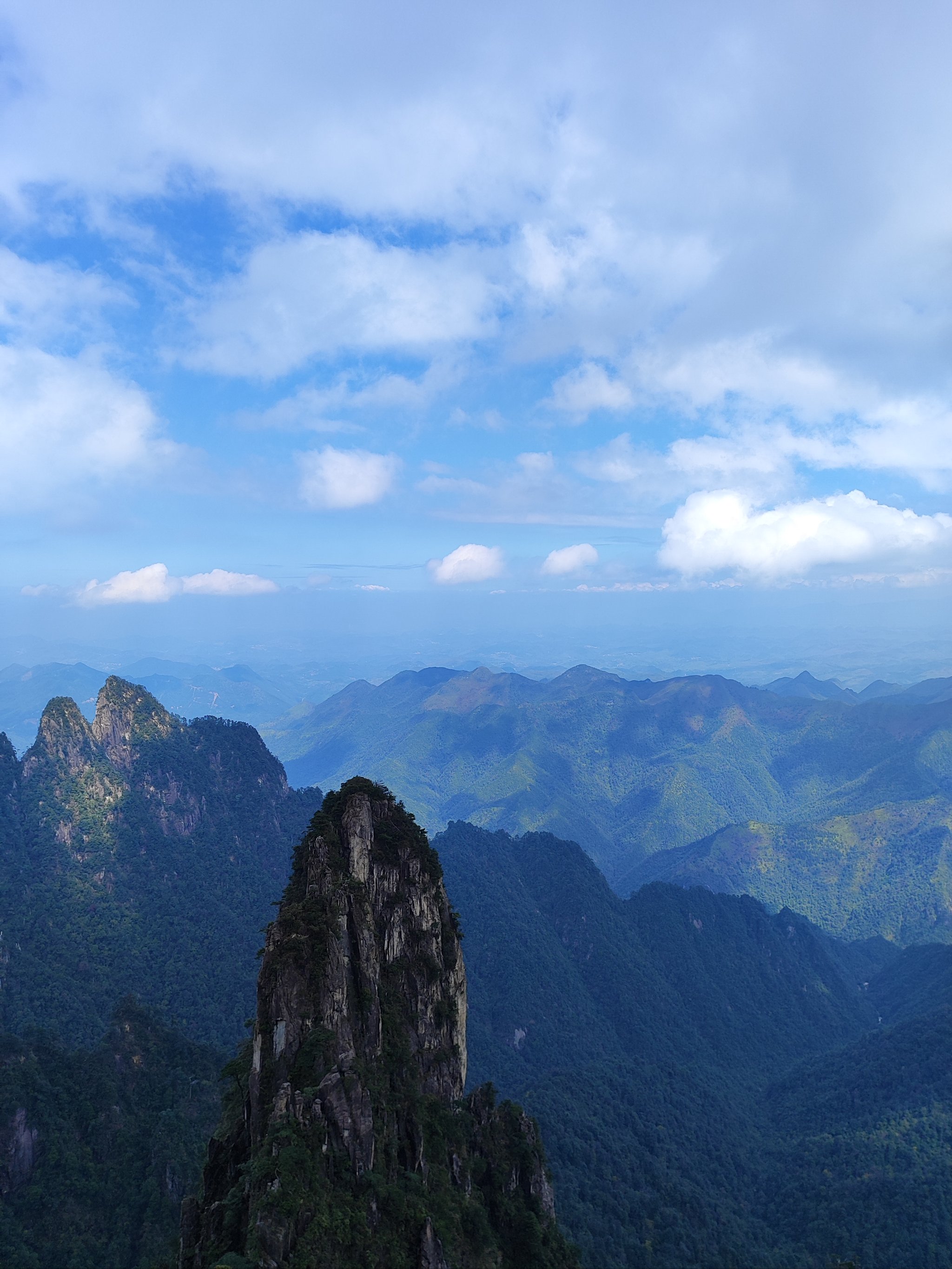 山顶的风景真美啊图片