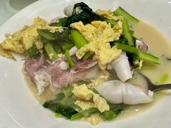 小白菜炒海兔-品味居·首店·大连鲜活海鲜大连菜(东港店)