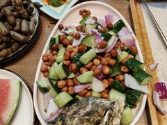 -街角等你.大连海鲜烧烤.经典铁板海鲜串(西安路店)