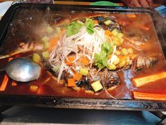 酱香烤鱼-探鱼·鲜青椒爽麻烤鱼(苏宁广场店)