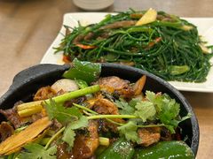 紫苏花肉大肠煲-大唐靓汤江门私房菜(景田店)