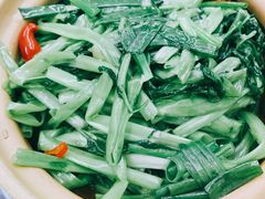 虾酱通菜-凤城康记饭店