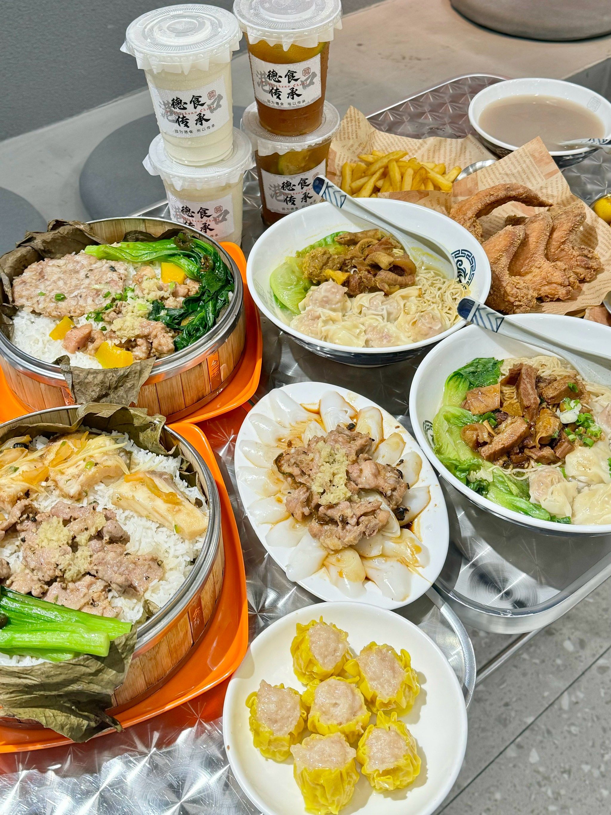 中山港口新店!人均10r的打工人饭堂!好大