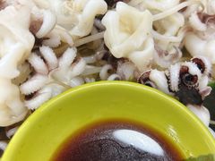 芥末白灼八爪鱼-贞姨美食·老字号海鲜大排档