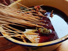 -拈签一笑黄牛肉辣卤串串