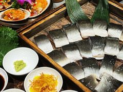 -围炉肉舍•炭烤活鳗•丹东海鲜烤肉(步行街店)