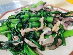鸡什炒菜心-区海鸡场饭店(石壁店)