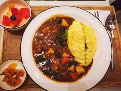 牛腩咖喱蛋包饭套餐-池奈·日式咖喱蛋包饭(赛高店)