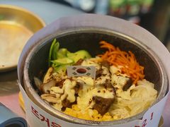 拉丝奶酪肥牛石锅拌饭-Meet Sun韩式大排档(五一广场7MALL店)