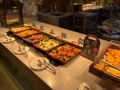 自助取餐区-杭州钱江新城万怡酒店-西餐厅