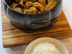 凉瓜豉味河鳗煲-宝丽轩中餐厅BAOLIXUAN