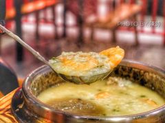 灵山鸡粥浸海虾-烧蠔帮·生蚝海鲜牌档(观海店)