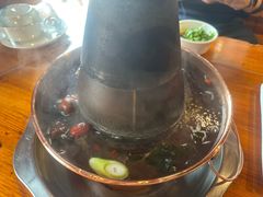 清汤锅底-義聚德·清真铜锅涮羊肉·烧烤(河东店)