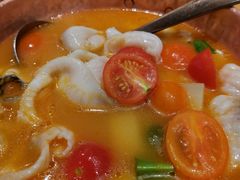 版纳番茄酸汤鱼米线-云海肴·汽锅鸡·云南菜(东坝金隅店)