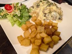 烤鸡佐奶油蘑菇-La Creperie法餐厅(芮欧百货店)