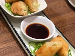 生拆海虾龙凤春卷-广州天河合景福朋喜来登酒店 · 聚味轩中餐厅