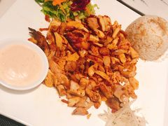 鸡肉多纳转烤肉套餐-伊斯坦布尔土耳其清真咖啡餐厅