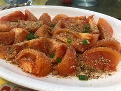 九制陈皮蒸蕃茄-台山美食一绝阿四台山黄鳝饭(阿四创作店)