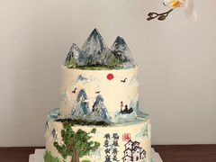 -咖咖熊蛋糕定制·英国蓝风车动物性淡奶油