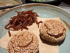 麻酱烧饼-老墙根涮肉·铜锅·烧烤(王四营店)