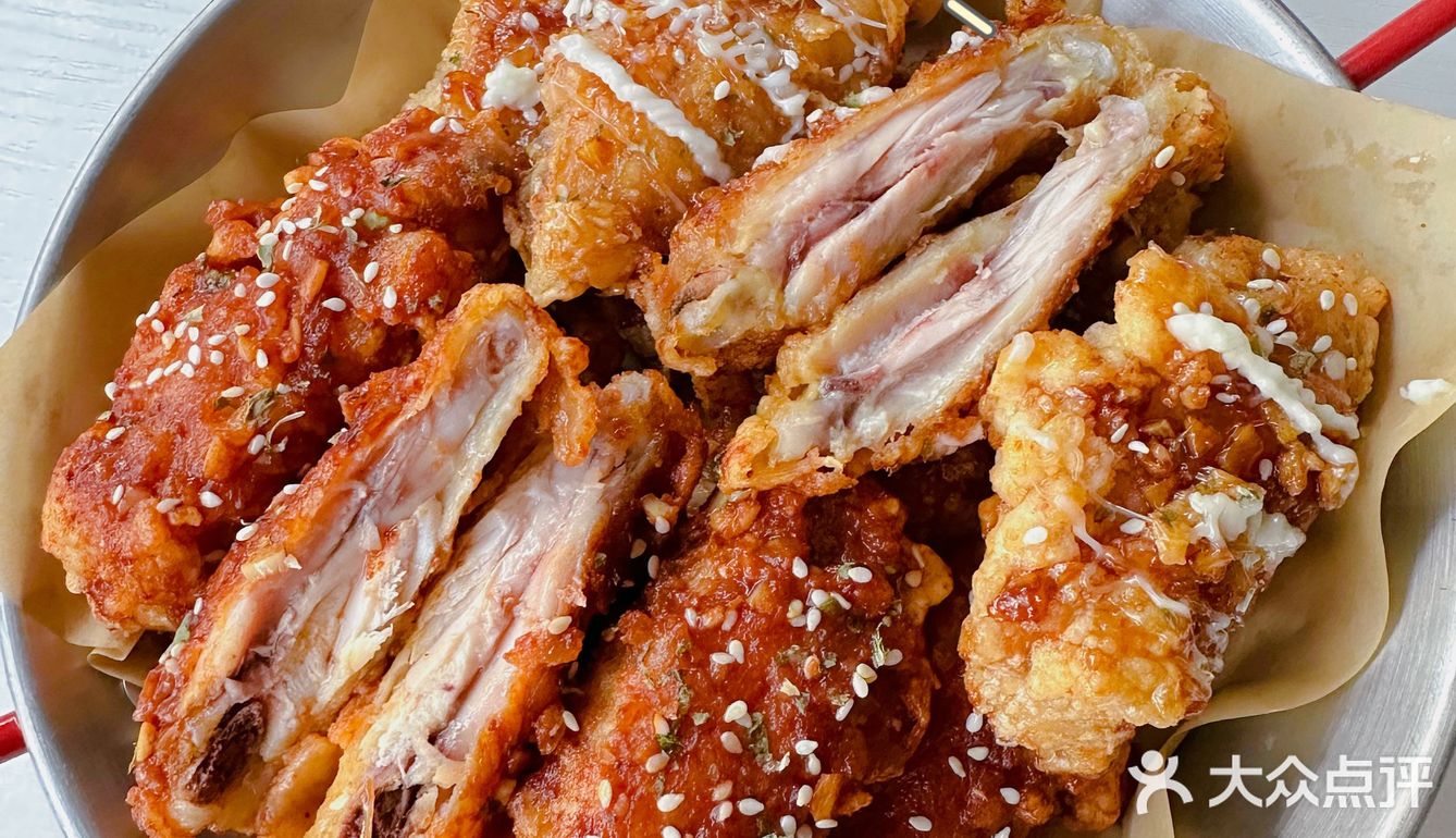 外酥里嫩,韩式双拼炸鸡,一次吃过瘾!