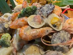 手抓海鲜蒜香奶油味-仓库南洋海鲜小排档(柳河路店)