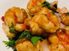 黑蒜大千爆虾球-北京四季酒店·采逸轩