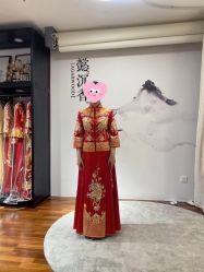 -懿沉香中式嫁衣礼服秀禾服龙凤褂马来褂旗袍总店