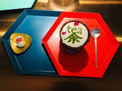 奶盖玫瑰大红袍-茶是一枝花泡茶店