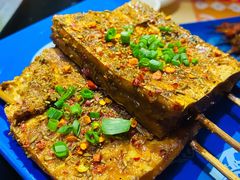 烤水豆腐-老表记广西宵夜螺蛳鸭脚煲(西大店)