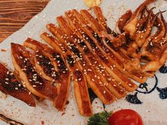 现烤整只大鱿鱼-小川洋风料理(街道口店)