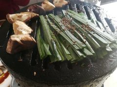烤韭菜-大槐树烤肉馆