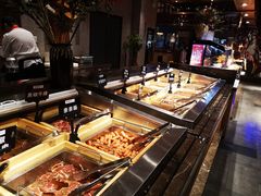 自助取餐区-韩京炭火烤肉自助料理(柯桥万达店)