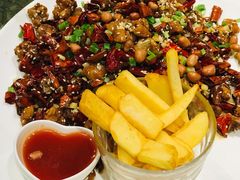 辣子鸡配薯条-眉州东坡(华联万柳店)