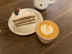 咖啡栗子奶油蛋糕-dokidoki