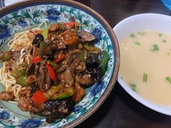 爆炒鸡杂面-盛达面馆