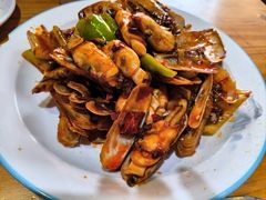 辣炒蛏子-老姑砂锅·烧烤天津菜(体北道店)
