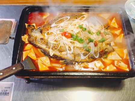 爱尚鱼乐圈烤鱼-"这是第二次来吃了,烤鱼很入味,年糕也很好.