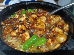 石锅杭椒牛蛙-桂满陇-西湖船宴(西单大悦城店)