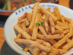 咸蛋黄炒茄子-吃饭皇帝大(解放西路店)