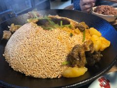 一个锅巴和时蔬-薇酌饮·陕西菜(南门外店)