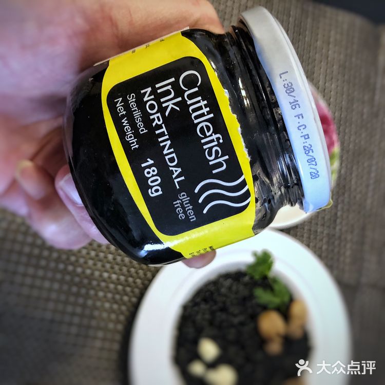 西班牙墨鱼汁饭+烤蘑菇