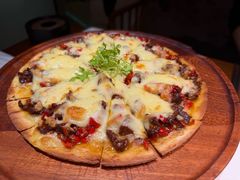 小炒黄牛肉薄饼pizza-上座云间·青年赣菜(绿茵店)