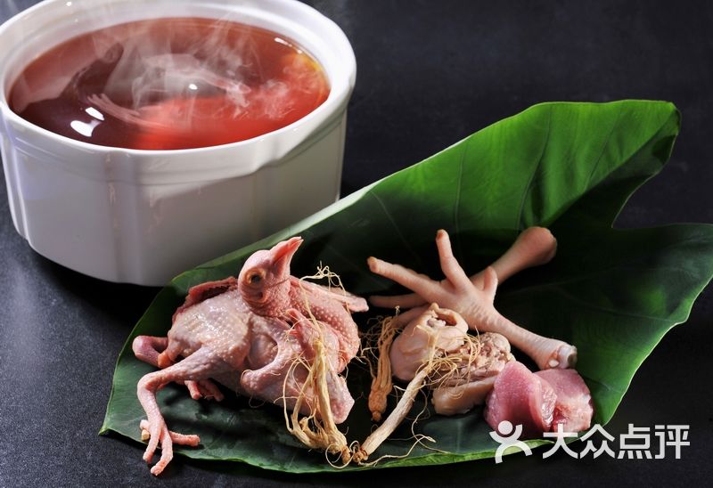 川粤汇海鲜酒楼花旗参炖飞龙鸟-汤-638大鼎-438小鼎图片-北京川菜