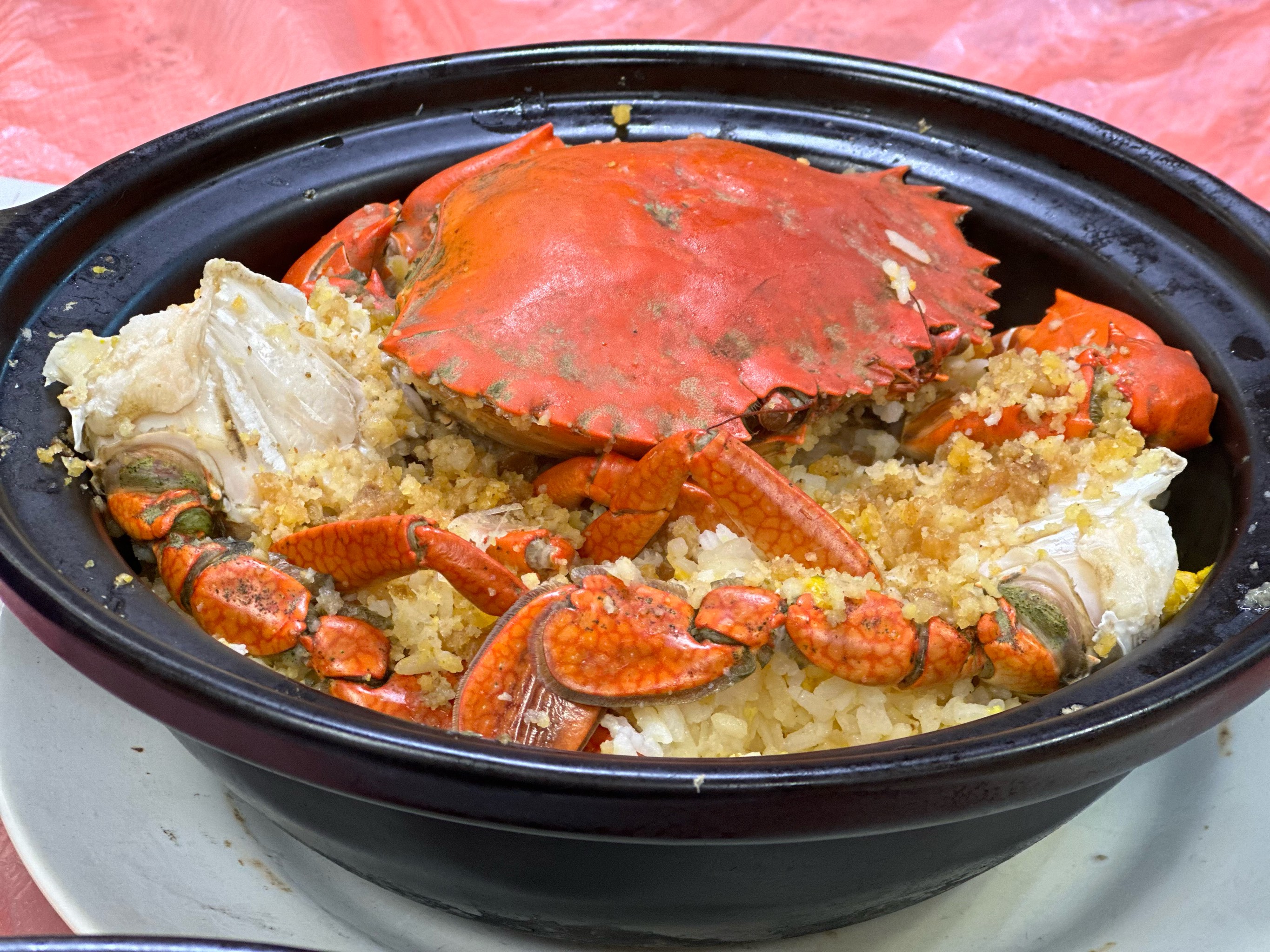 hk荣记饭店蒜蓉焗蟹饭