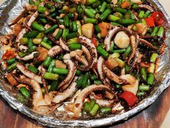 铁板鱿鱼-梁家大院•农家菜(昆山会展中心店)