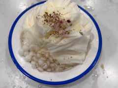 椰奶味雪花冰-串妹花式冰粉(乐山总店)