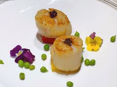 鱼子酱香煎带子皇-皇朝会.经典传统粤菜(外滩店)