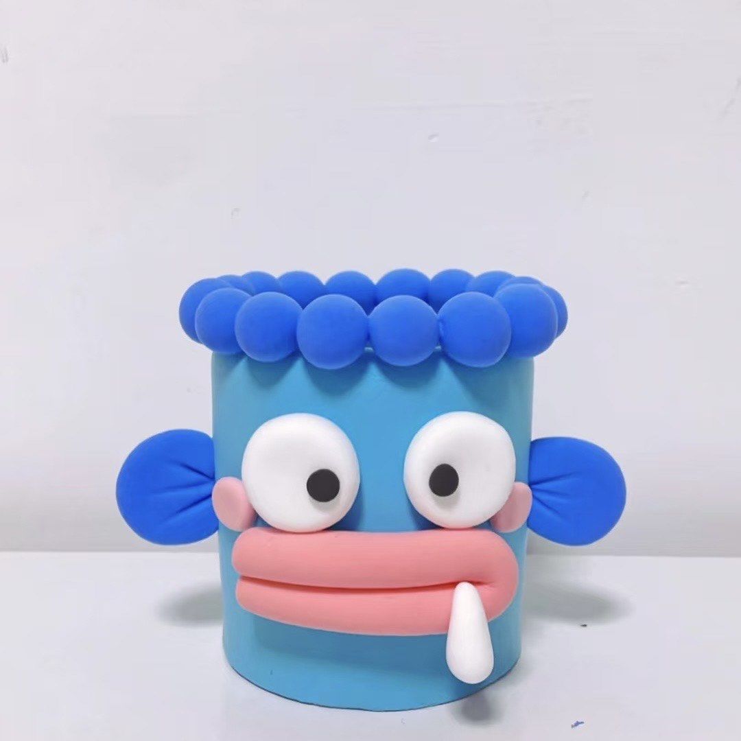 水果罐头罐变身记✨用粘土diy一个小摆件!