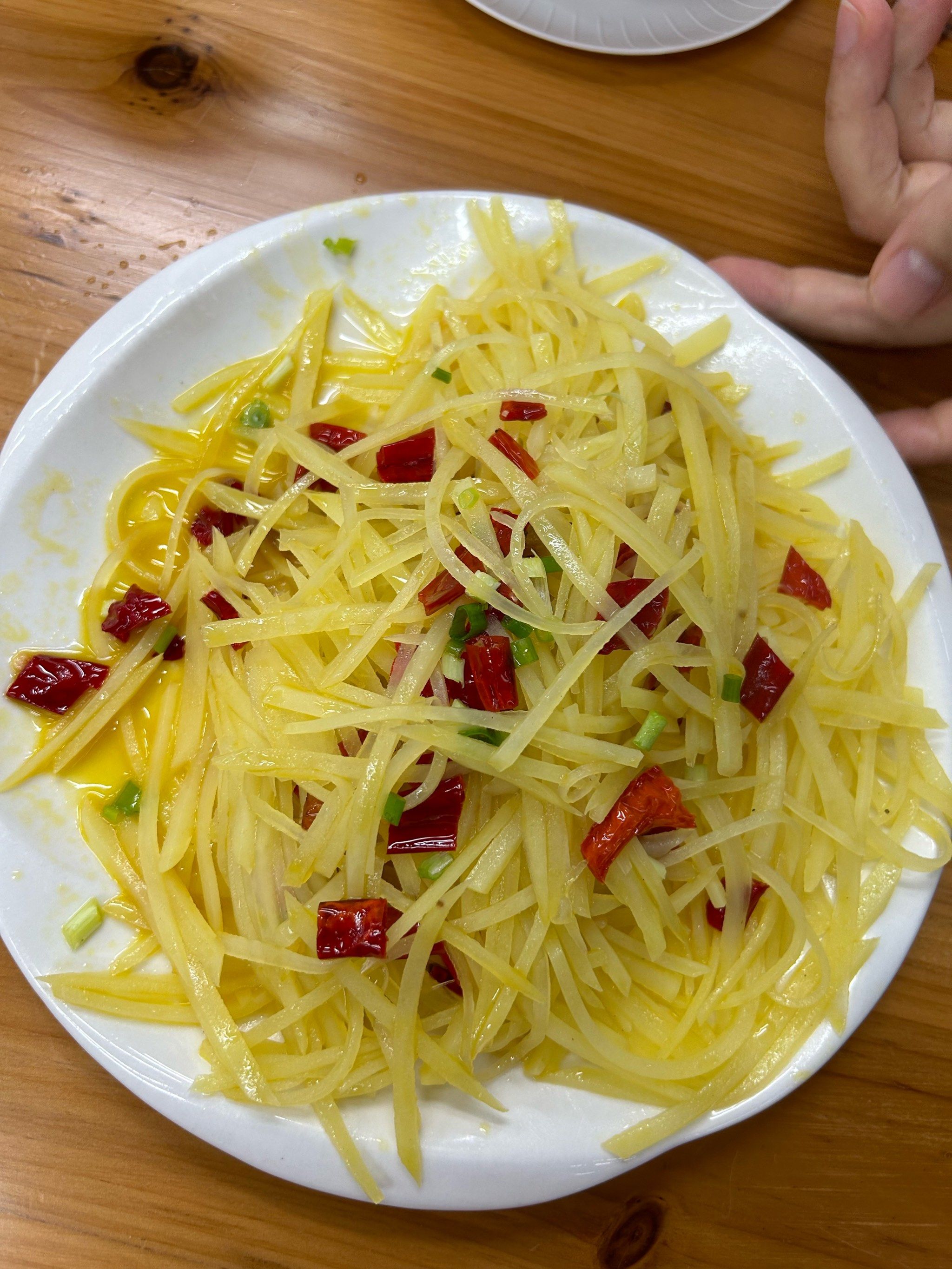 土豆丝开胃,送了2碗饭